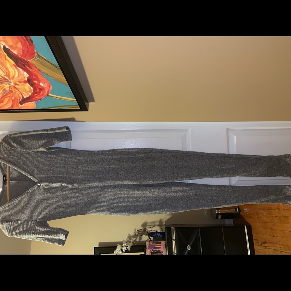 Gray fashion nova jumpsuit